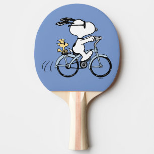 Raquette De Ping Pong cacahuètes   Vélo Snoopy & Woodstock