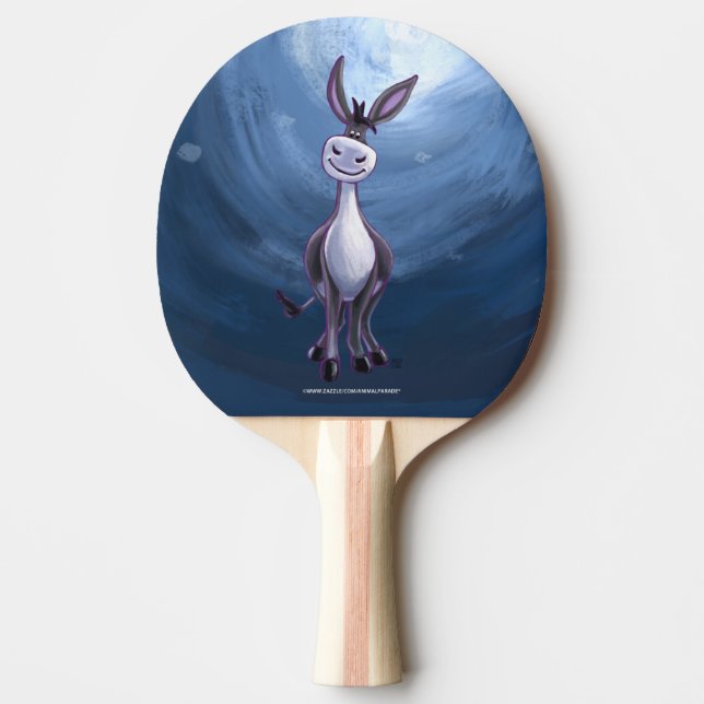 Raquette De Ping Pong Cadeaux et accessoires d'âne (Devant)