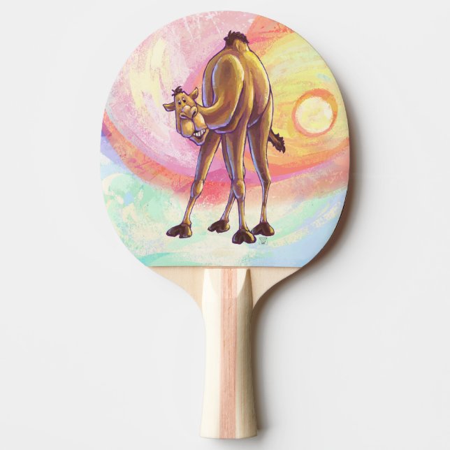 Raquette De Ping Pong Cadeaux et accessoires de chameaux (Devant)