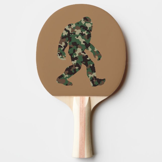 Raquette De Ping Pong Camo Bigfoot Sasquatch (Dos)