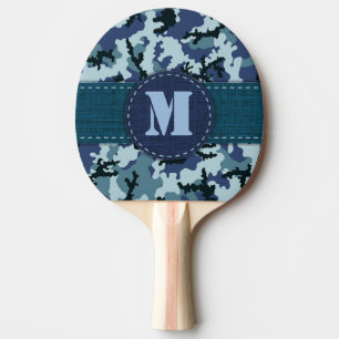Raquette De Ping Pong Camouflage de la marine