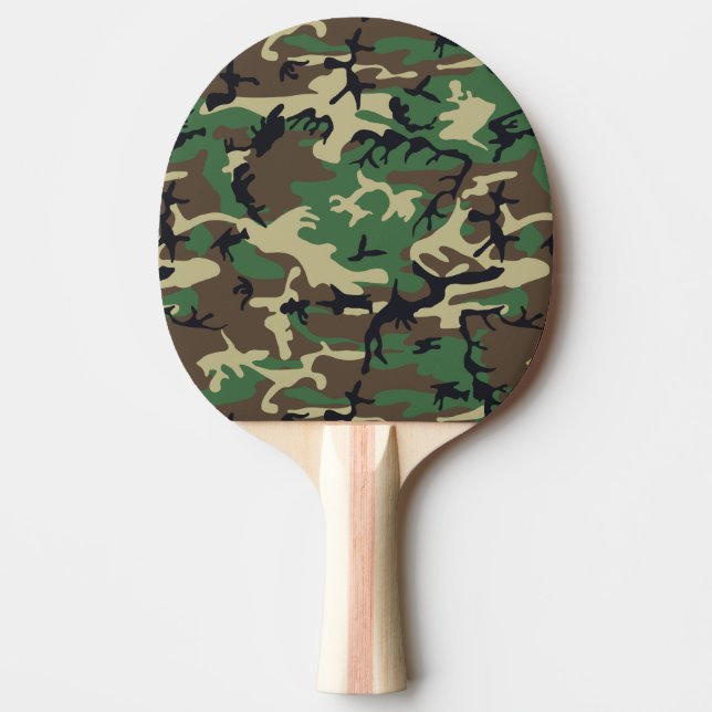 Raquette De Ping Pong Camouflage militaire (Devant)
