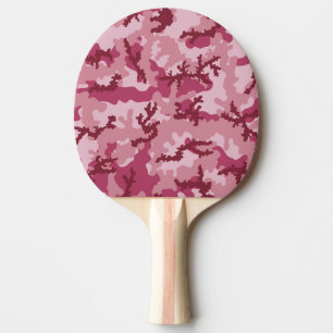 Raquette De Ping Pong Camouflage rose