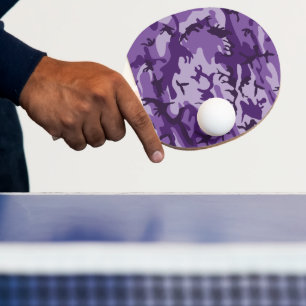 Raquette De Ping Pong Camouflage Violet, Militaire, Armée