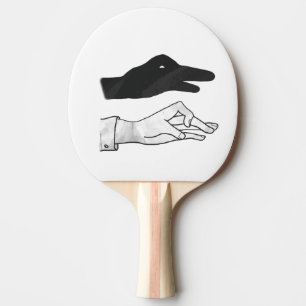 Raquette De Ping Pong Canard Silhouette main