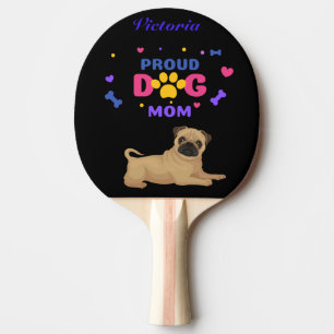 Raquette De Ping Pong Carlin Fier Chien Maman