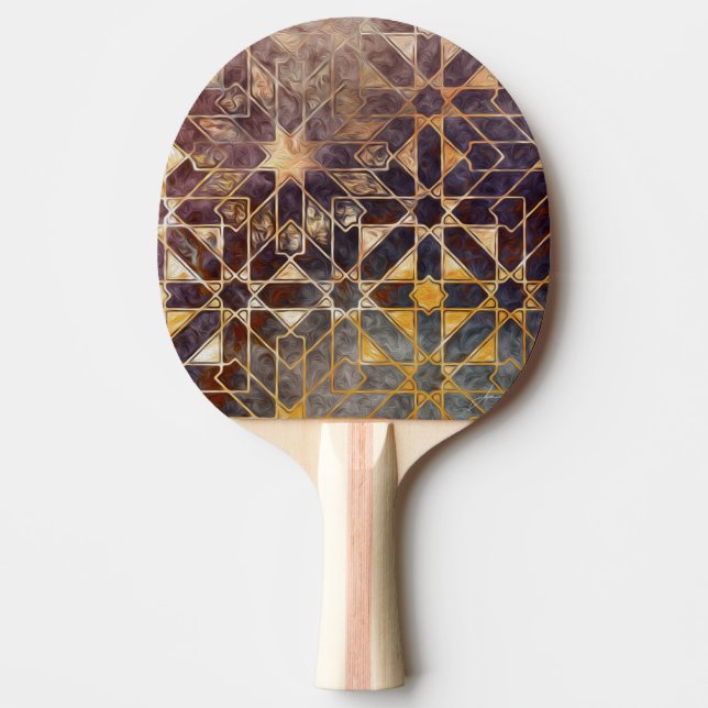 Raquette De Ping Pong Carreaux mystiques I (Devant)