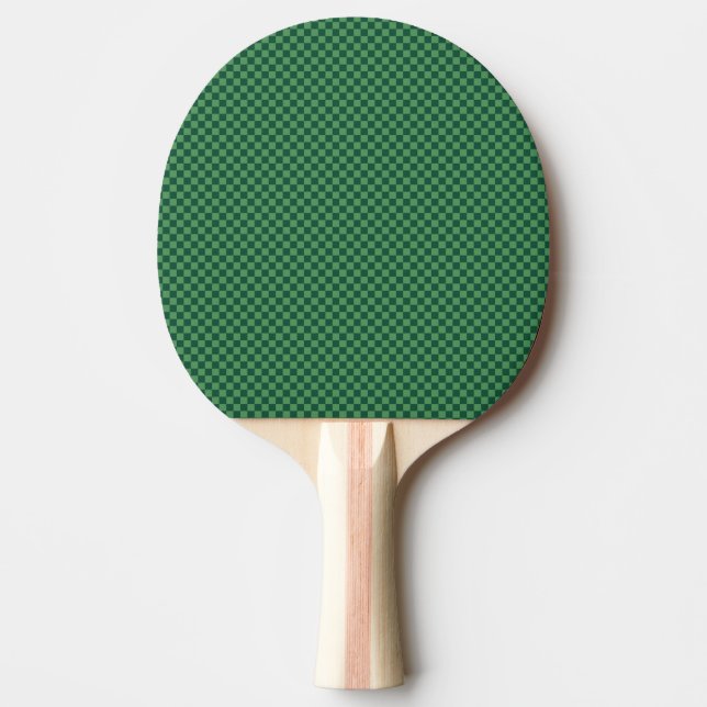 Raquette De Ping Pong Carrés vert clair et foncé (Devant)