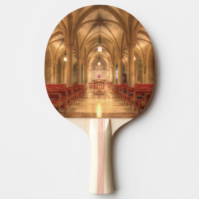 Raquette De Ping Pong Cathédrale nationale de Washington Bethlehem Chape (Devant)