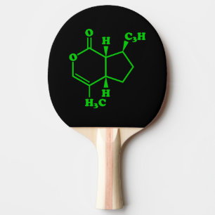 Raquette De Ping Pong Catnip Nepetalactone Formule chimique moléculaire
