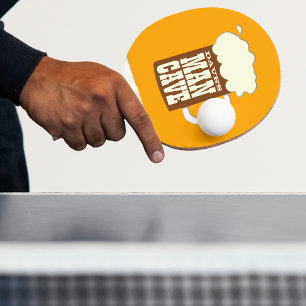 Raquette De Ping Pong Caverne faite sur commande d'homme