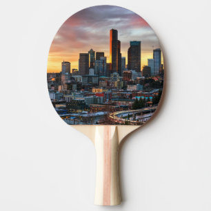 Raquette De Ping Pong Centre de Colombie et Seattle du centre, Seattle