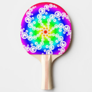 Raquette De Ping Pong Cercle de culture Abstrait