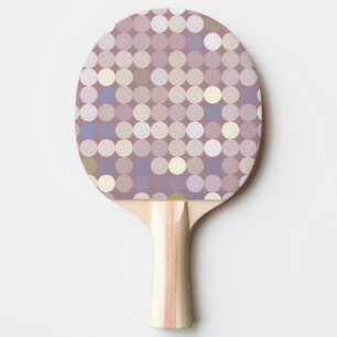 Raquette De Ping Pong Cercles de tissu motif abstrait