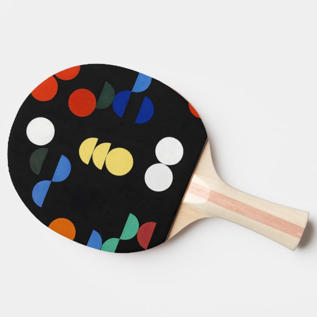 Raquette De Ping Pong Cercles et demi-cycles | Sophie Taeuber-Arp | (Côté)