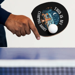 Raquette De Ping Pong C'est Mon Camping Randonnée Drôle Camper