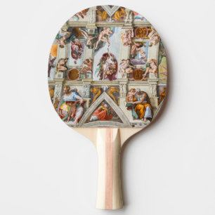 Raquette De Ping Pong Chapelle Sixtine Michelangelo - Vatican, Rome, Ita