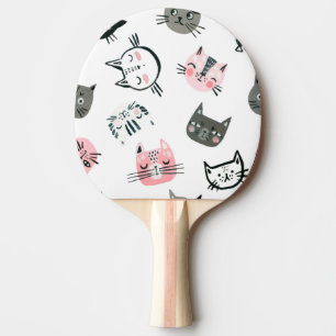 Raquette De Ping Pong Chats cool