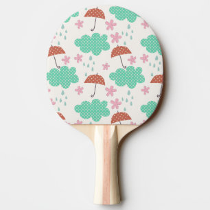 Raquette De Ping Pong Chats en pluie