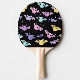 Raquette De Ping Pong Chauves-souris pastel effrayantes - Style gothique