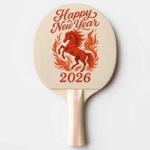 Raquette De Ping Pong Cheval Rouge 2026
