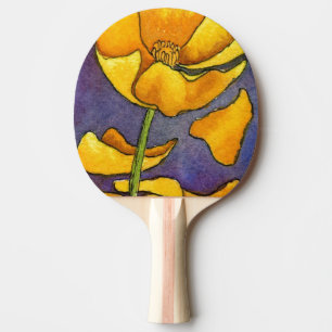 Raquette De Ping Pong "Chute pétale n° 4" Pagaie à bascule floral