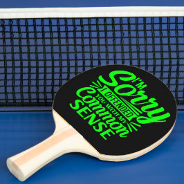 Raquette De Ping Pong Citation Drôle Sur Ping Pong Paddle