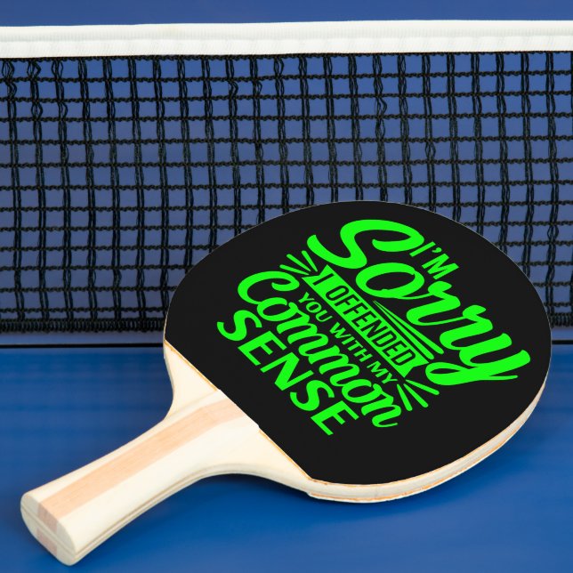 Raquette De Ping Pong Citation Drôle Sur Ping Pong Paddle (Insitu)