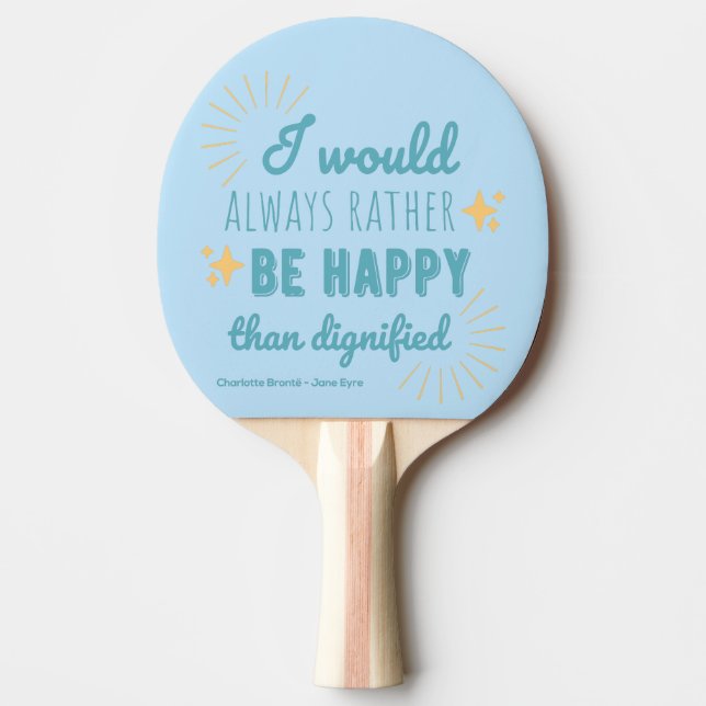 Raquette De Ping Pong Citation Jane Eyre I - Blue Edition (Devant)
