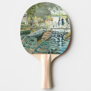 Raquette De Ping Pong Claude Monet. Baigneurs à La Grenouillère