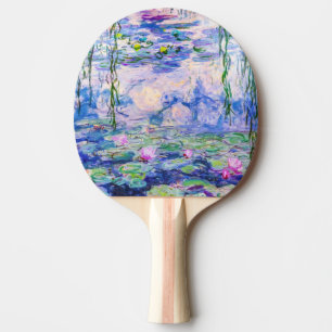 Raquette De Ping Pong Claude Monet - Nymphéas / Water Lilies 1919
