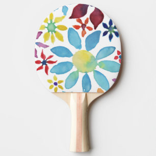 Raquette De Ping Pong Coeur des fleurs