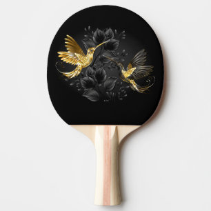 Raquette De Ping Pong Colibri noir et or