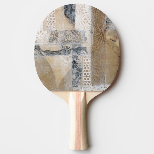 Raquette De Ping Pong Collage de dentelle I (Devant)