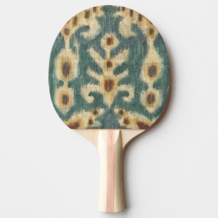 Raquette De Ping Pong Conception décorative d'un tissu Ikat par Charikli