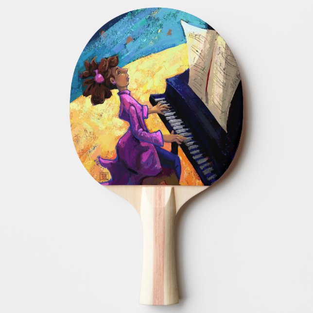Raquette De Ping Pong Concert de piano (Devant)