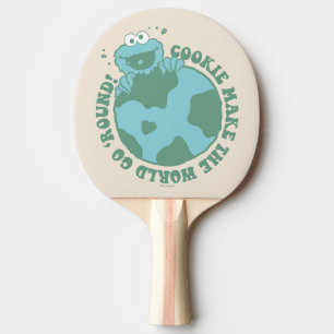 Raquette De Ping Pong Cookie Monster   Les cookies font tourner le monde