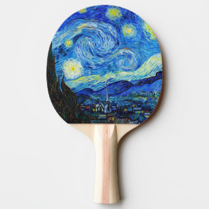 Raquette De Ping Pong Cool Starry Night Vincent Van Gogh