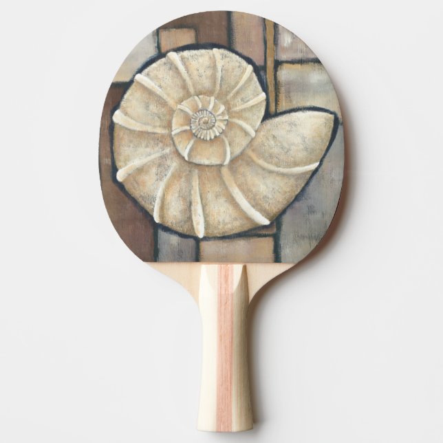 Raquette De Ping Pong Coque d'Abalone (Devant)