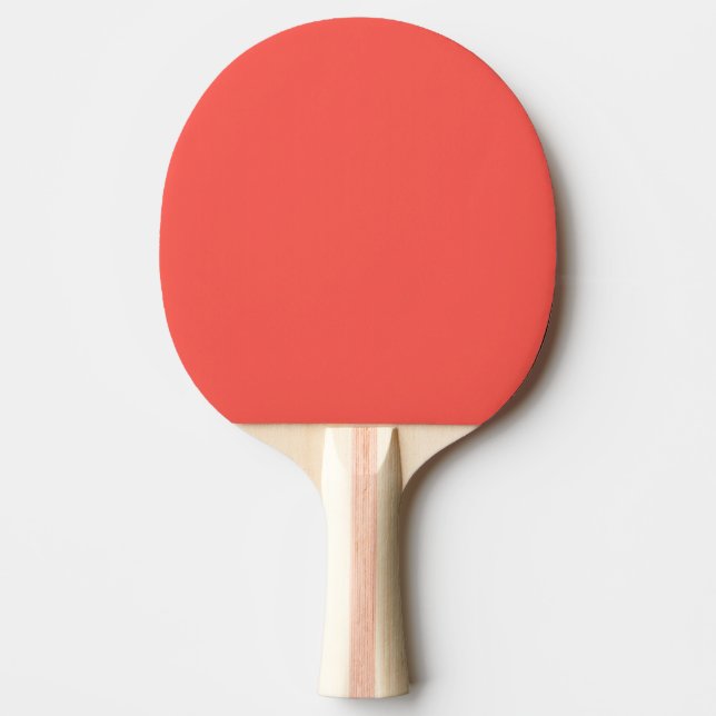 Raquette De Ping Pong Corail vivant couleur solide (Devant)