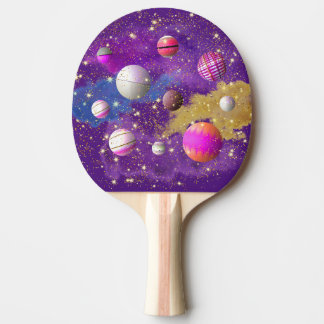 Raquette De Ping Pong Cosmic Cotton Bonbon Galaxy