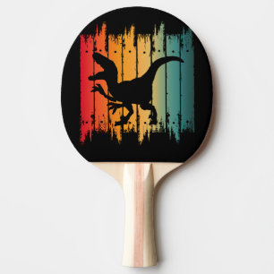 RAQUETTE DE PING PONG COUCHER DE SOLEIL DE DINOSAURE 2