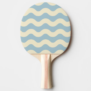 Raquette de Ping Pong couleur ciel clair à rayures