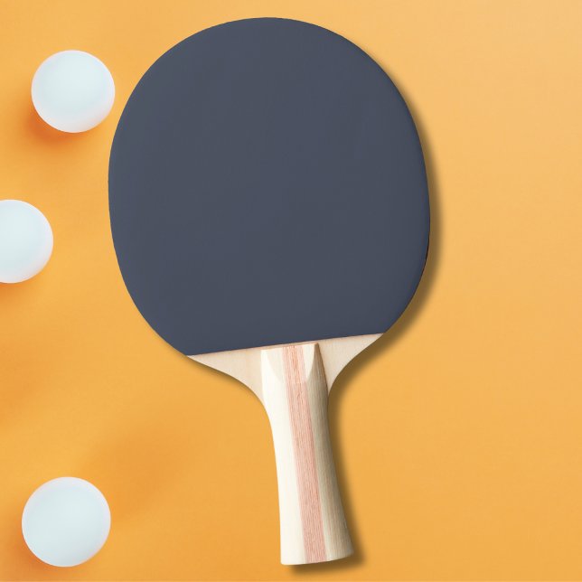 Raquette De Ping Pong Couleur solide de la marine dégradée (Créateur téléchargé)