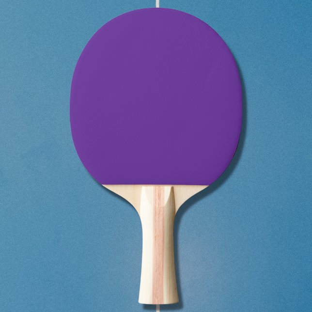 Raquette De Ping Pong Couleur solide du coeur pourpre (Créateur téléchargé)