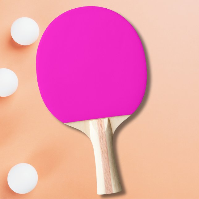 Raquette De Ping Pong Couleur solide magenta chaude (Créateur téléchargé)