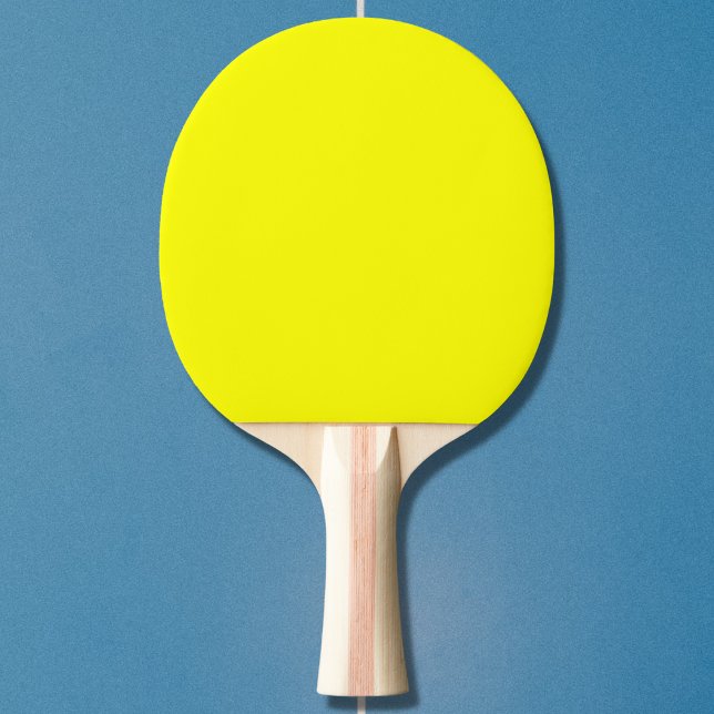 Raquette De Ping Pong Couleur uni jaune néon (Créateur téléchargé)