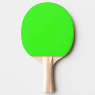Raquette De Ping Pong Couleur Uni Vert Néon