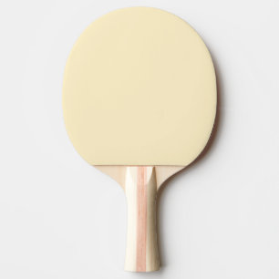 Raquette De Ping Pong Coupe de beurre pâle Couleur uni jaune