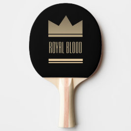 Raquette De Ping Pong Couronne noire et roi d'or